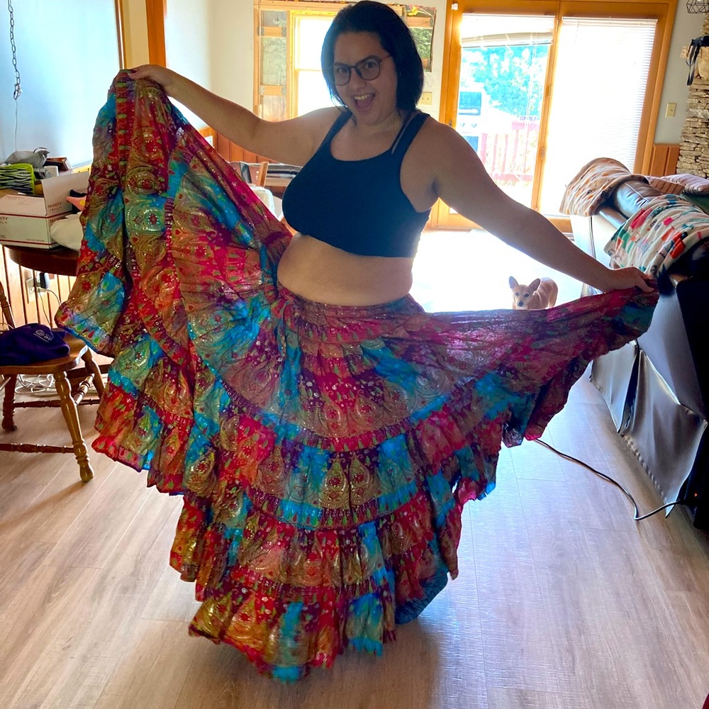 SOLD - 25 yard long skirt
